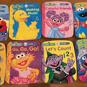 Sesame Street Me Reader Jr. Book Set - great books & can work with a sound pad